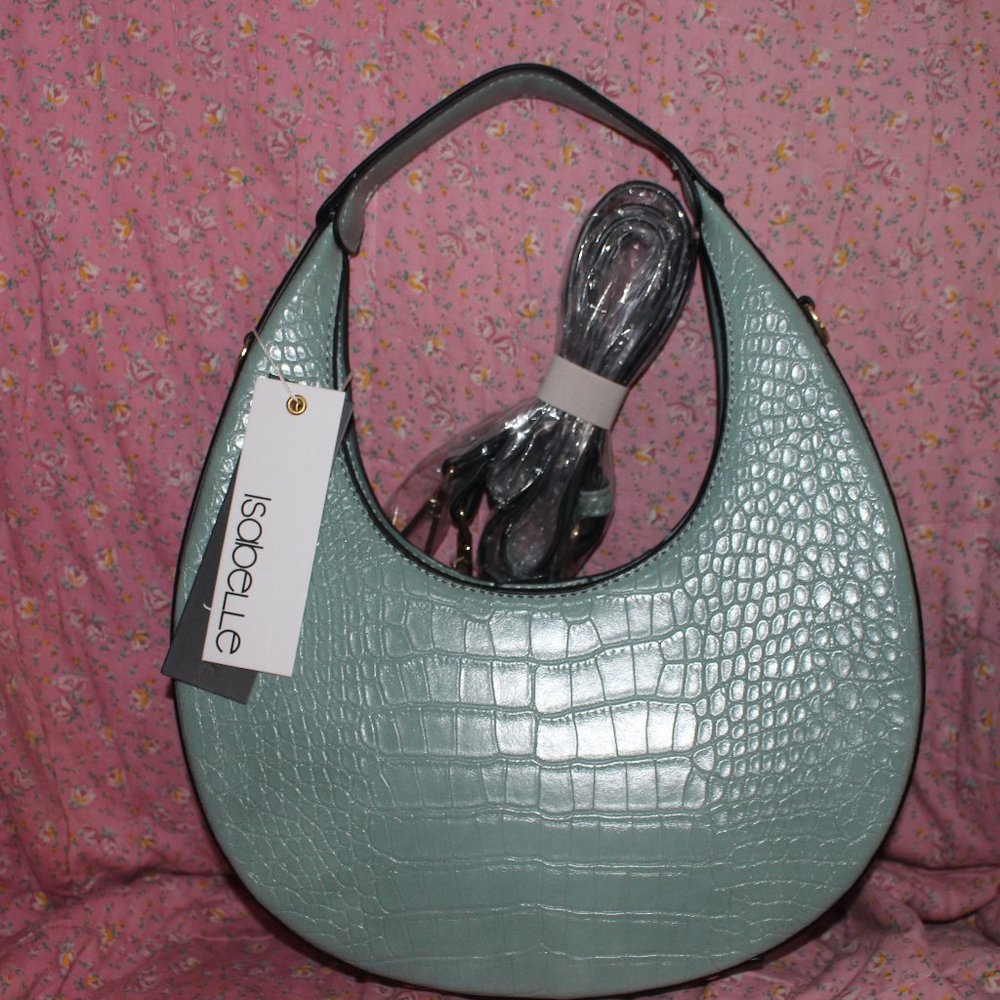 NWT Isabelle Handbag With Crossbody Strap Vegan Peta Approved